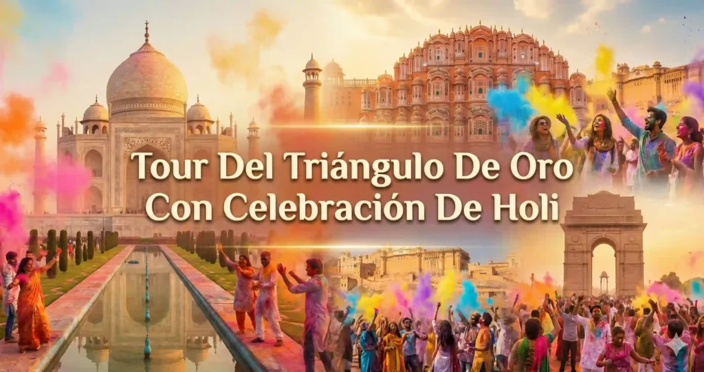 Viaje al Triángulo Dorado de India en Holi